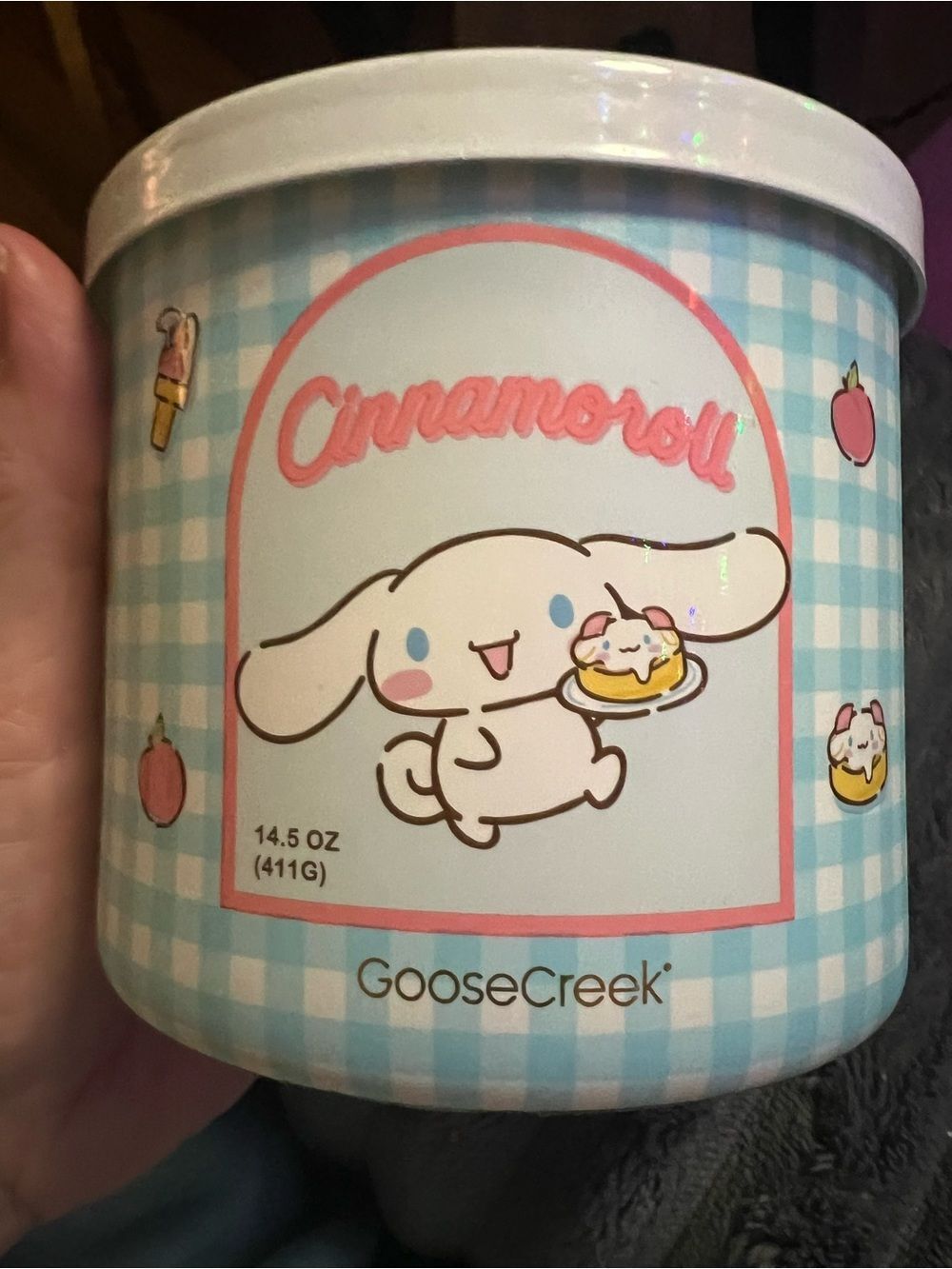 Goose Creek x Sanrio Cinnamoroll Candle - Peach Mochi 3 Wick